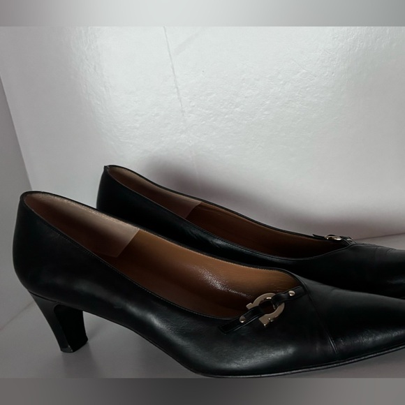 Black Salvatore Ferragamo Heels - Picture 8 of 9